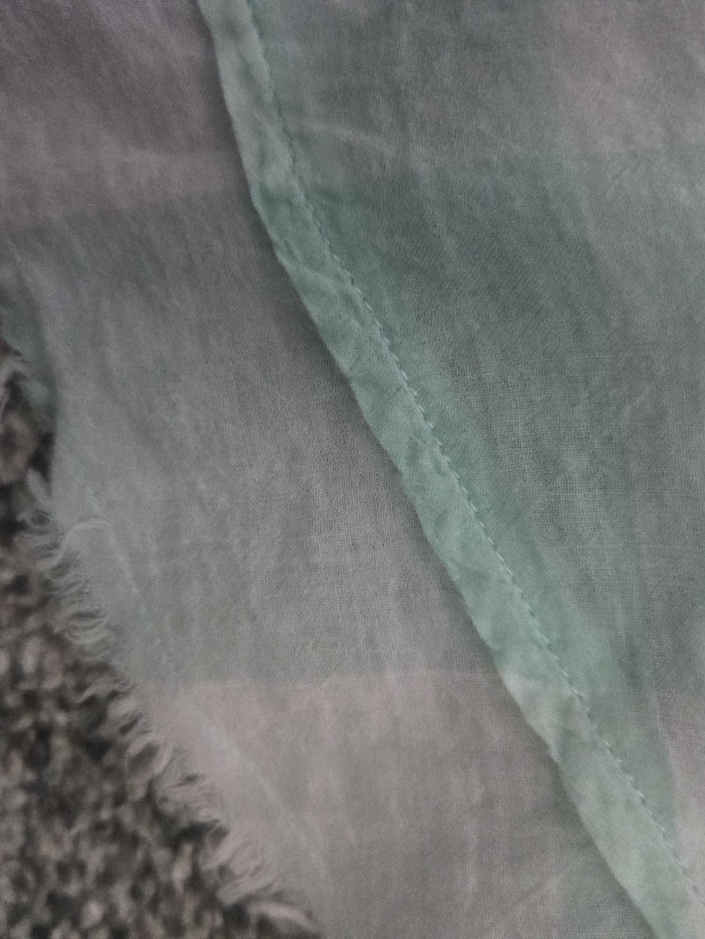 Anthropologie Mint Green and White Lightweight Top - Picture 8 of 12